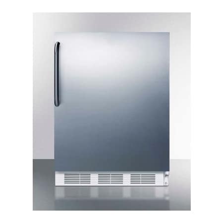 Summit Appliance Div. Summit-ADA Compliant Built-In Undercounter Refrigerator-Freezer, 5.1 Cu. Ft, 24"W CT661WBISSTBADA